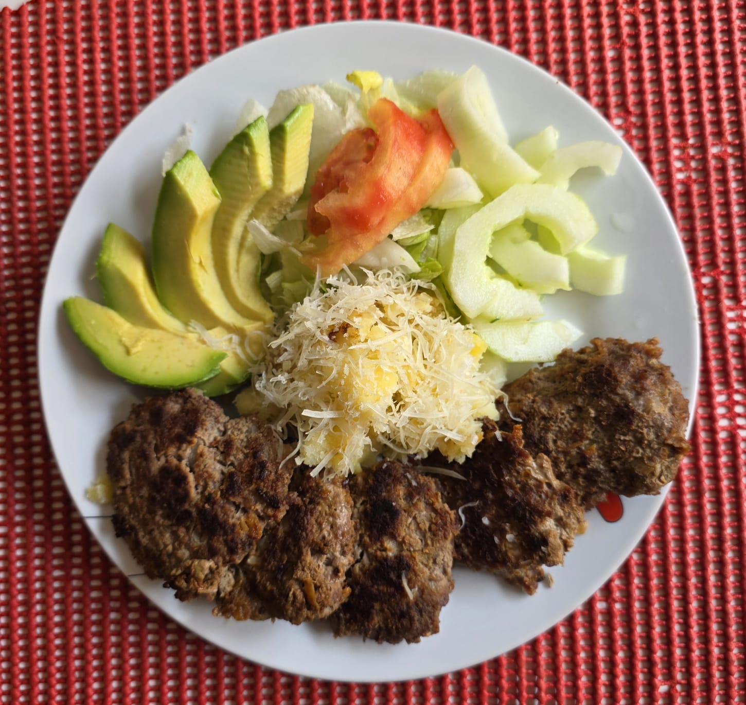 Hamburguesa y puré FIT